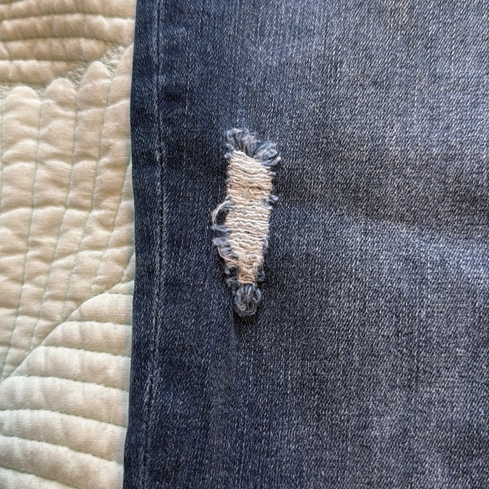 Spanx Distressed Ankle High Rise Pull On Skinny Jeans size S/P - Picture 8 of 13